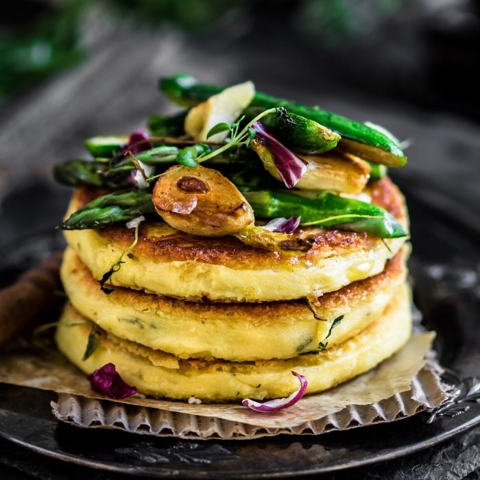 Как приготовить. кукурузный панкейк